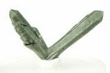 Green, Hedenbergite Included Quartz Crystals - Mongolia #255801-1